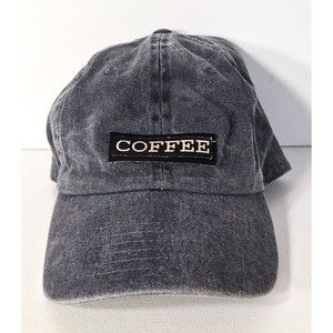 Aliens of Brooklyn Coffee Cap Denim Black Hat Adjustable Outdoor Athleisure Chic